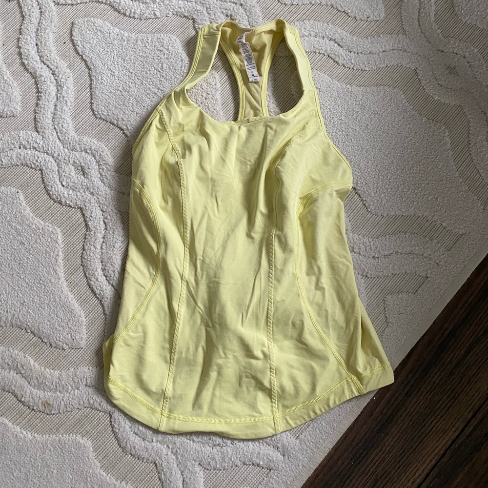 Yellow Lululemon Tank